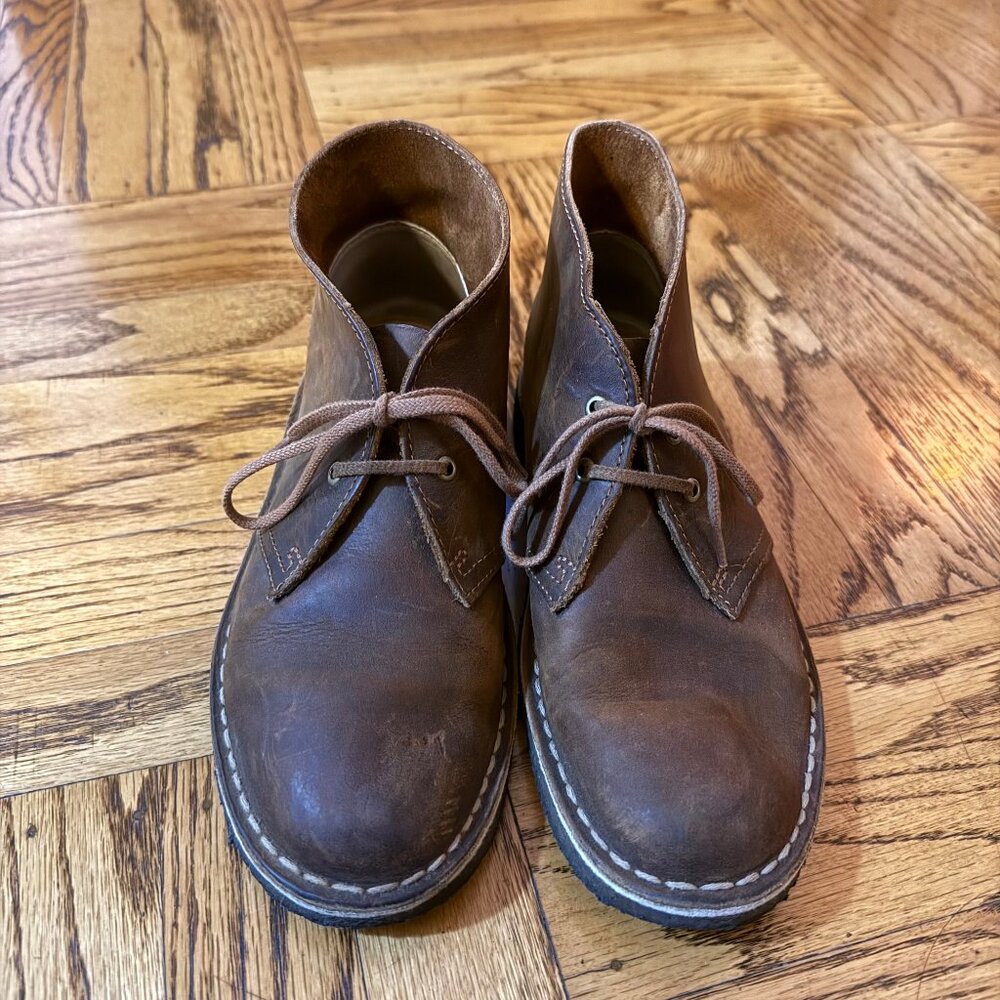 Clark's Desert Boot Chukka, Beeswax, size women's 6.5